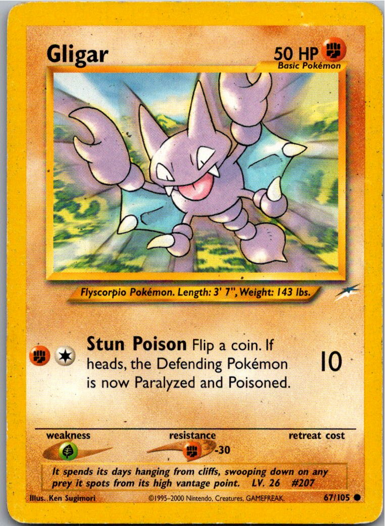 Gligar Skorgla 67/105 Neo Destiny – Vorderseite