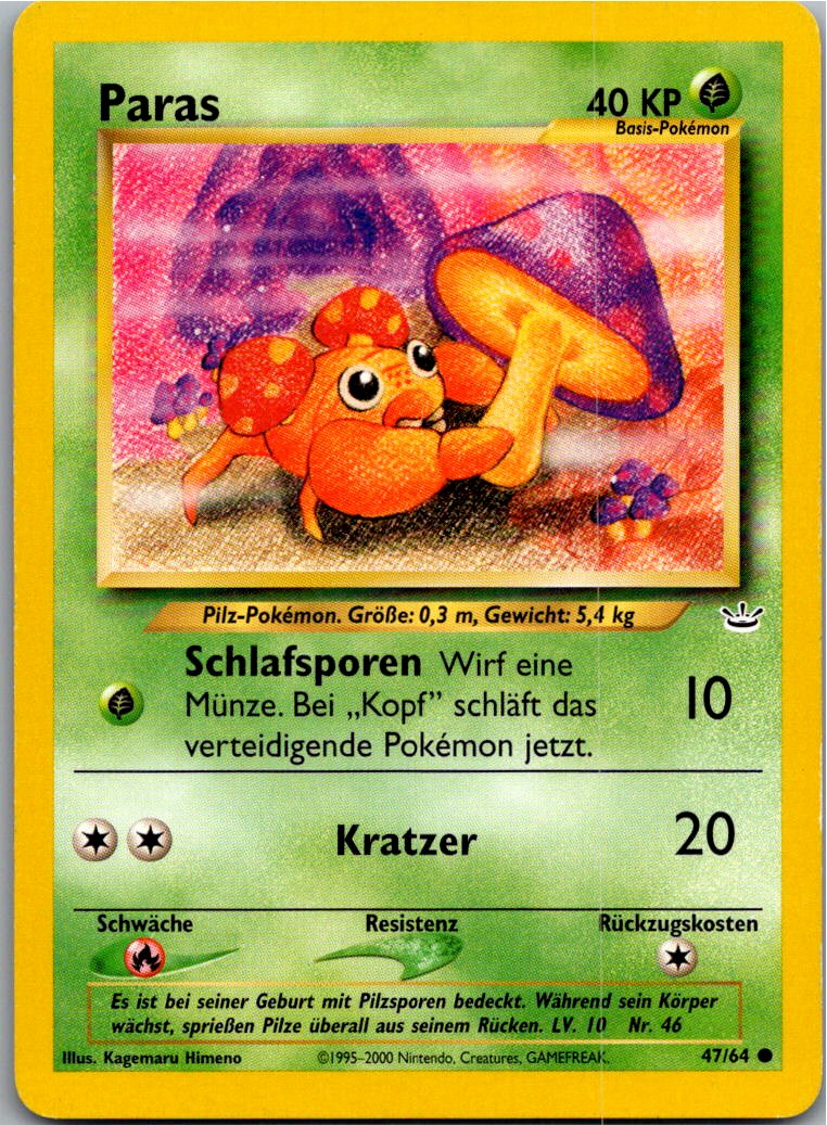 Paras 47/64 Neo Revelation – Vorderseite