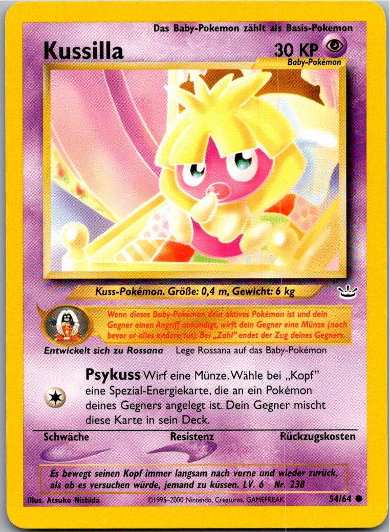 Smoochum 54/64 Neo Revelation – Vorderseite
