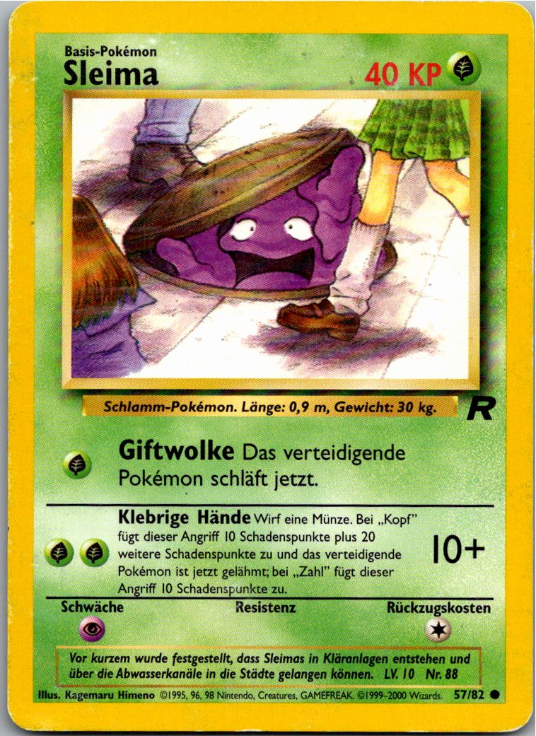Sleima 57/82 Team Rocket – Vorderseite