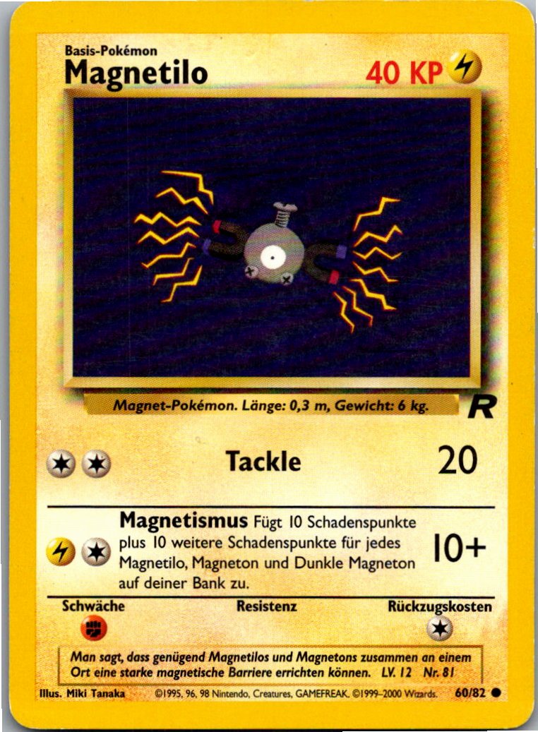 Magnetilo 60/82 Team Rocket – Vorderseite