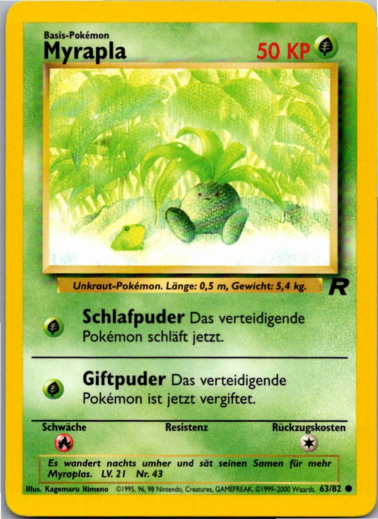 Myrapla 63/82 Team Rocket – Vorderseite