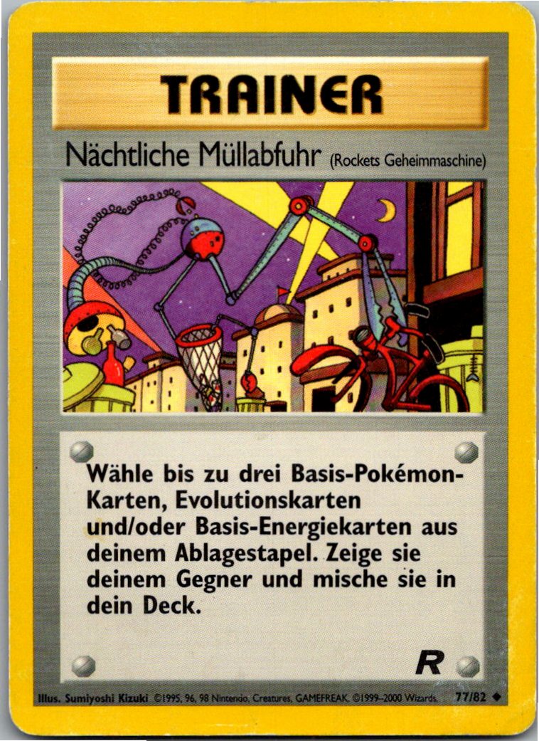 Nächtliche Müllabfuhr 77/82 Team Rocket – Vorderseite