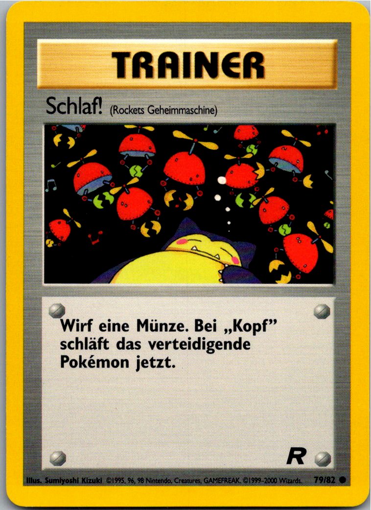 Schlaf! 79/82 Team Rocket – Vorderseite