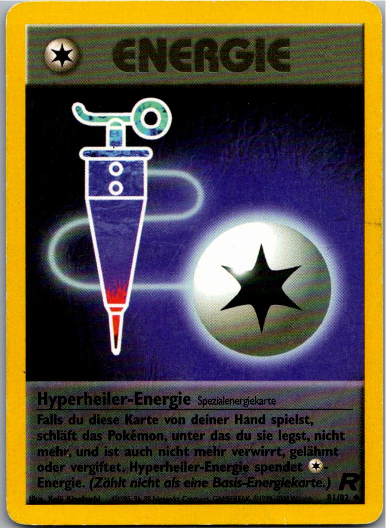 Hyperheiler-Energie 81/82 Team Rocket – Vorderseite