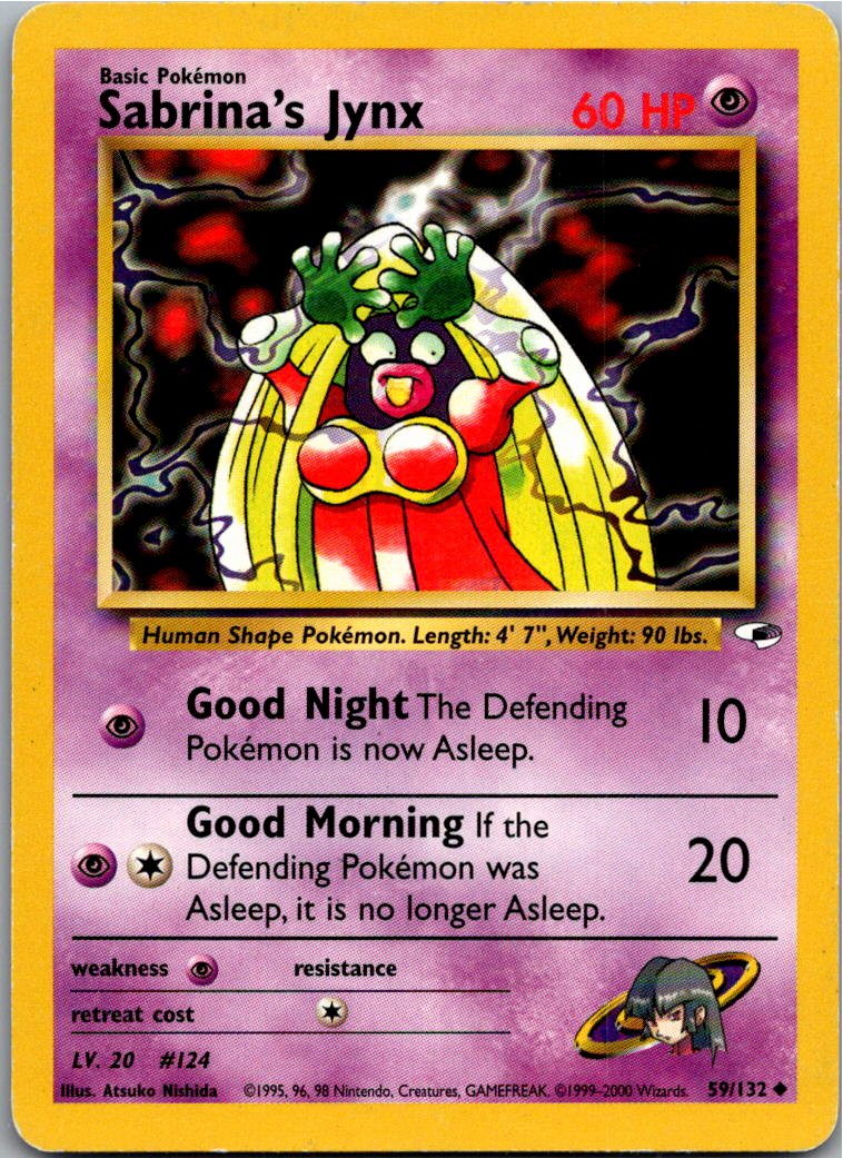 Sabrina's Jynx 59/132 Gym Heroes – Vorderseite