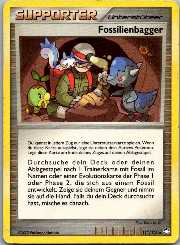 Fossilienbagger 111/123 Geheimnisvolle Schätze – Vorderseite