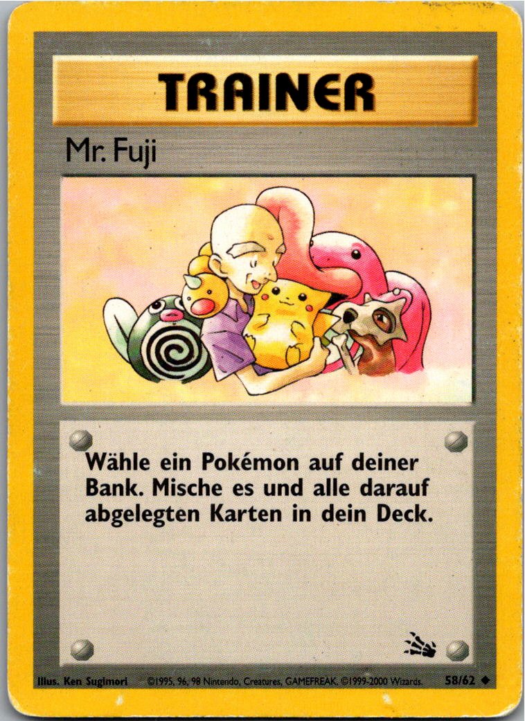 Mr. Fuji 58/62 Fossil – Vorderseite