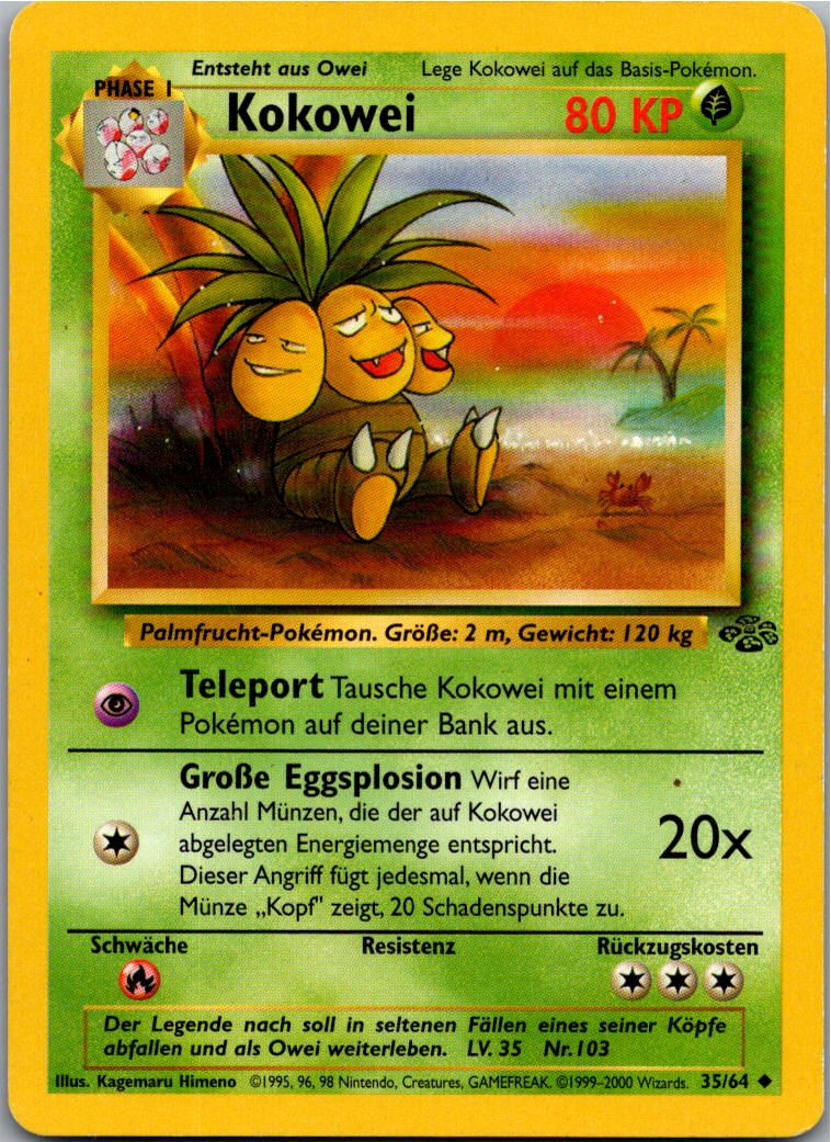Kokowei 35/64 Dschungel – Vorderseite