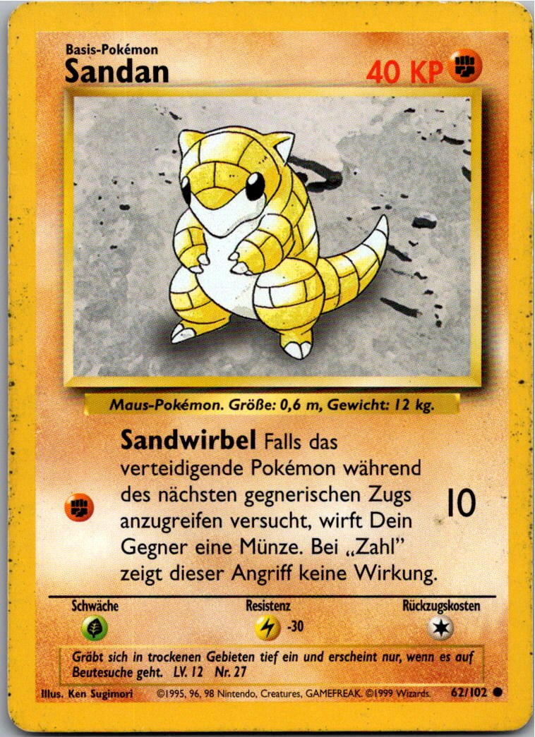 Sandan 62/102 Grundset – Vorderseite