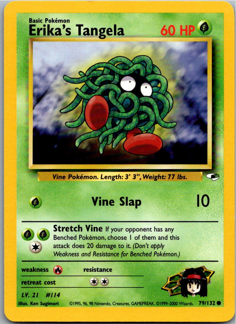 Erika's Tangela 79/132 Gym Heroes – Vorderseite