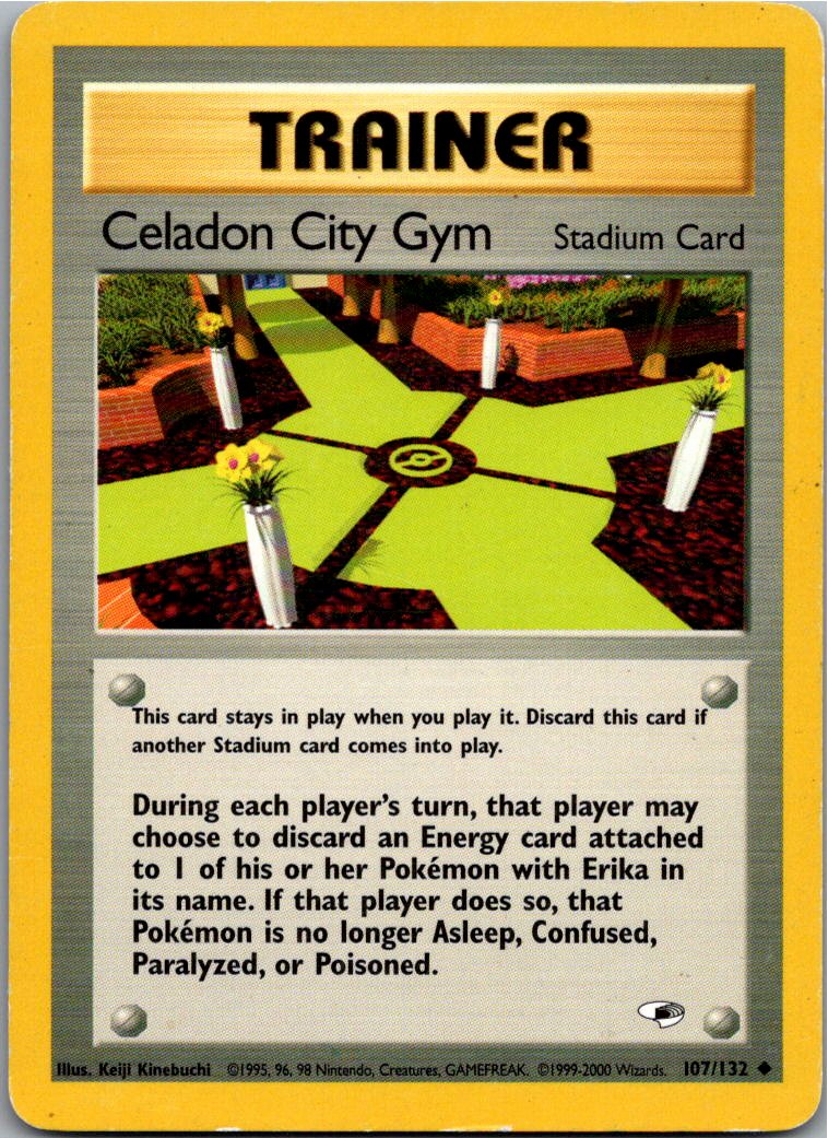 Celadon City Gym 107/132 Gym Heroes – Vorderseite