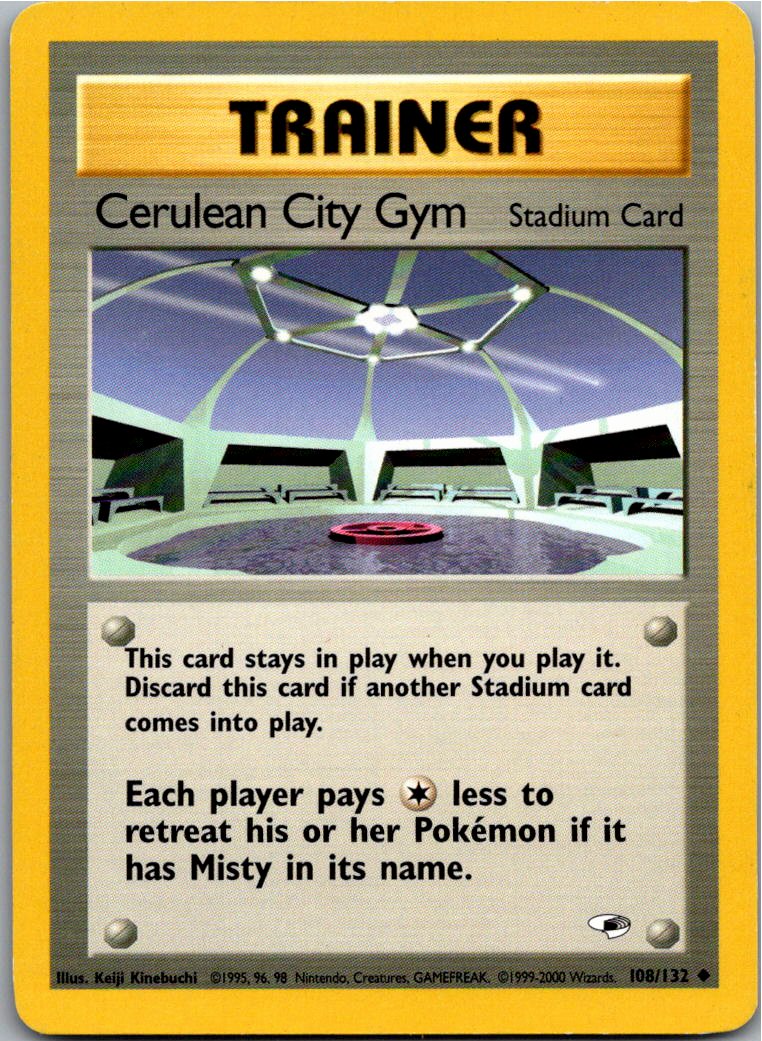 Cerulean City Gym 108/132 Gym Heroes – Vorderseite