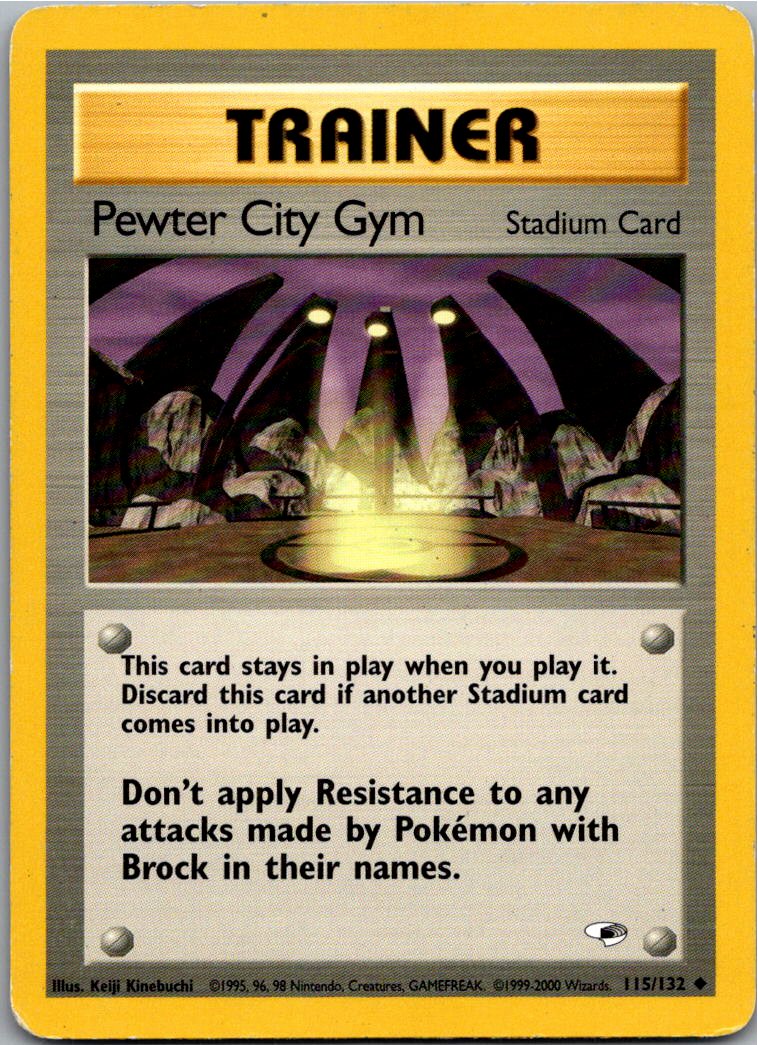 Pewter City Gym 115/132 Gym Heroes – Vorderseite