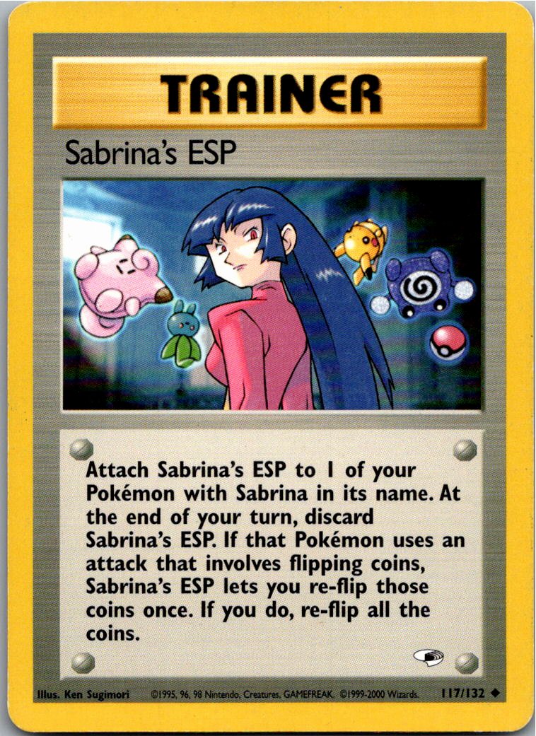Sabrina's ESP 117/132 Gym Heroes – Vorderseite
