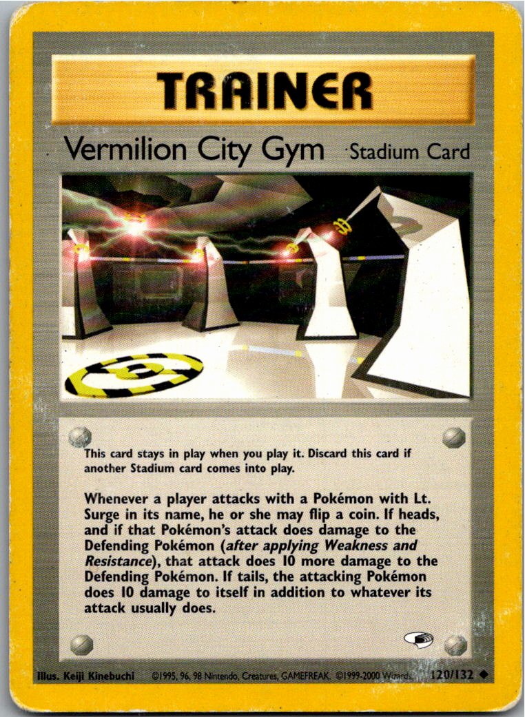 Vermilion City Gym 120/132 Gym Heroes – Vorderseite