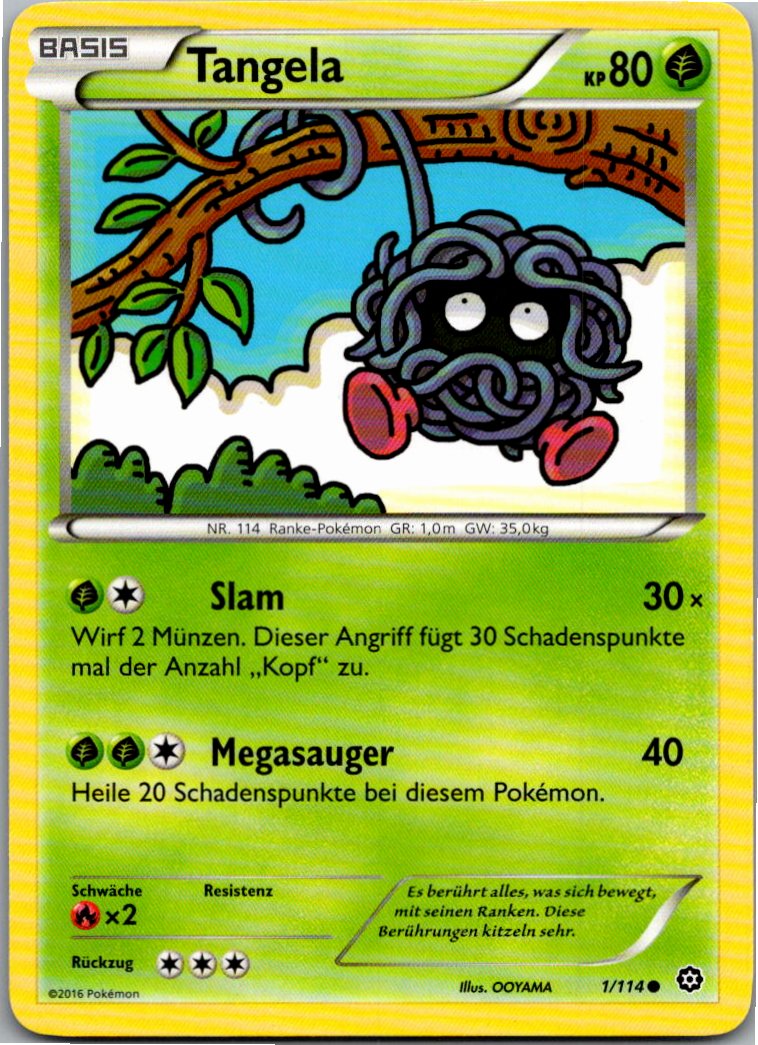 Tangela 1/114 Dampfkessel – Vorderseite