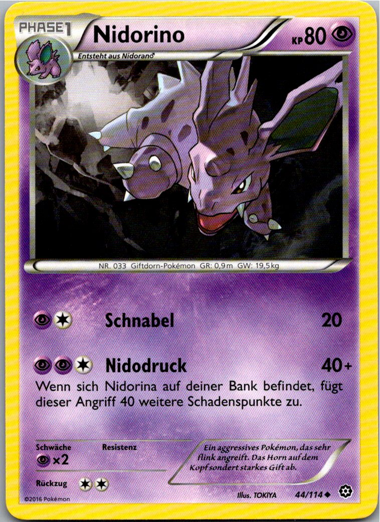 Nidorino 44/114 Dampfkessel – Vorderseite