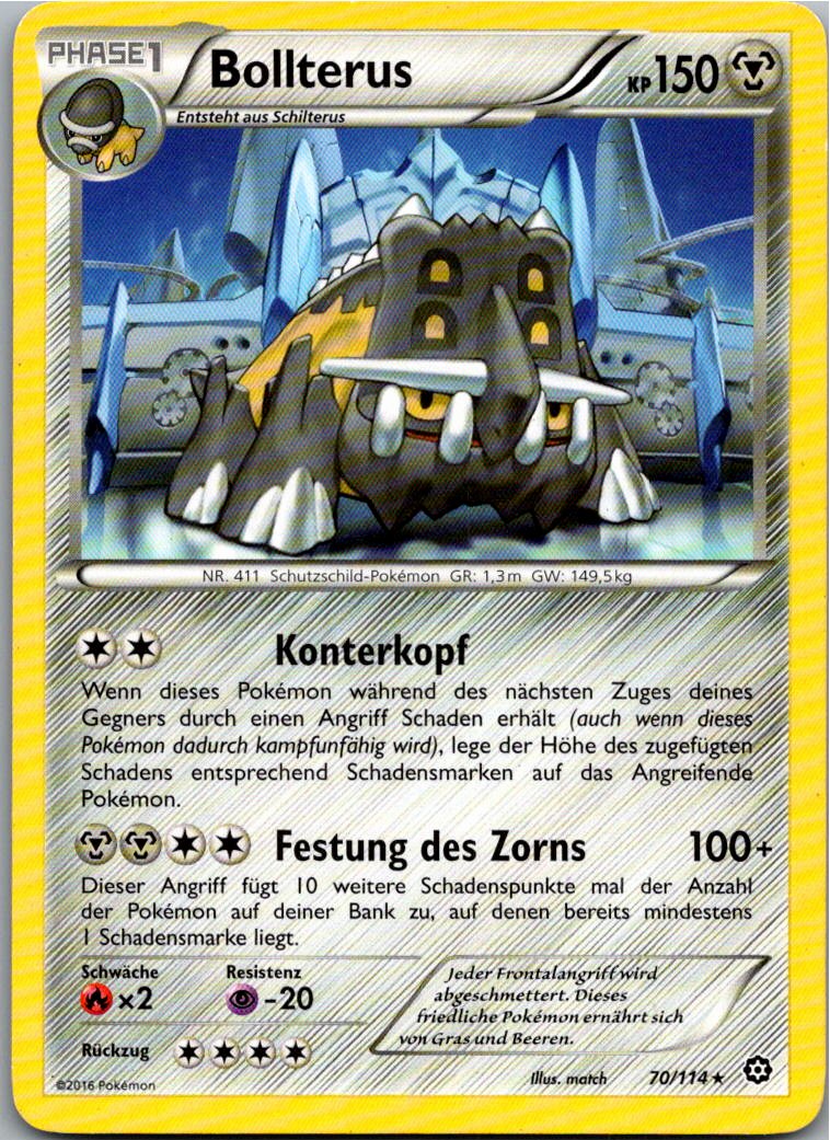 Bollterus 70/114 Dampfkessel – Vorderseite
