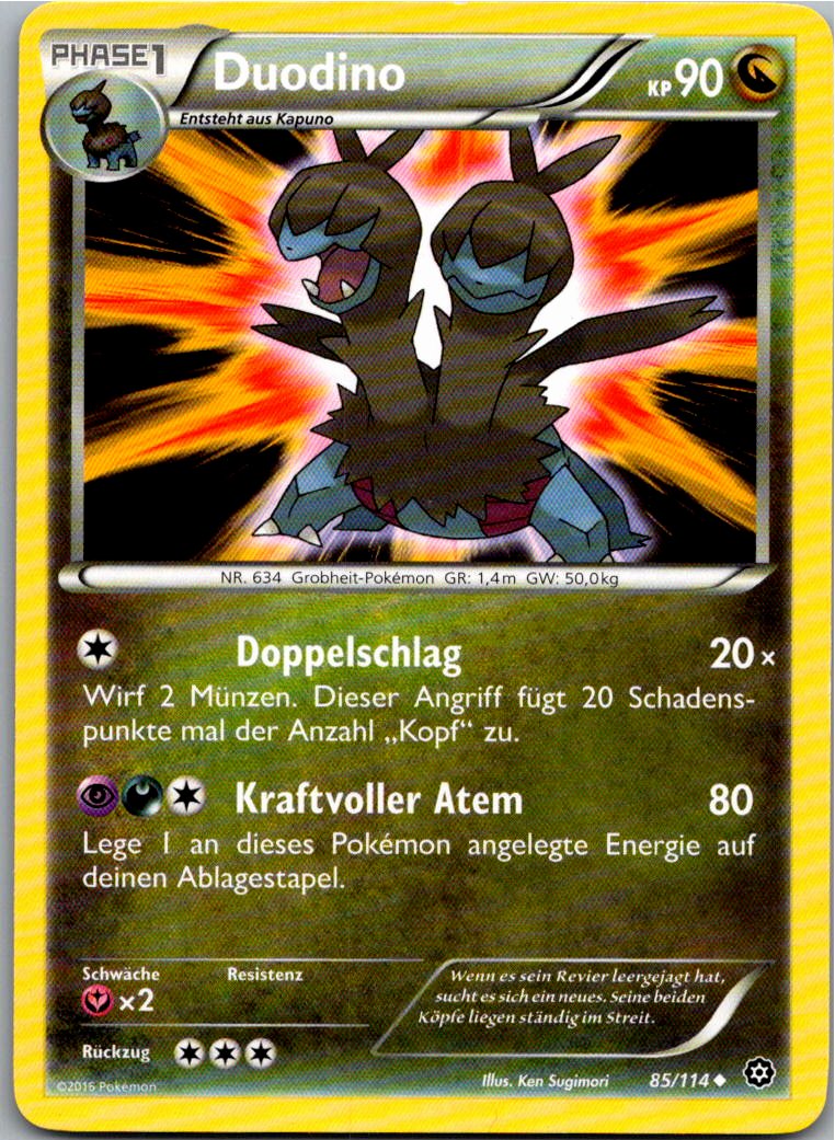 Duodino 85/114 Dampfkessel – Vorderseite