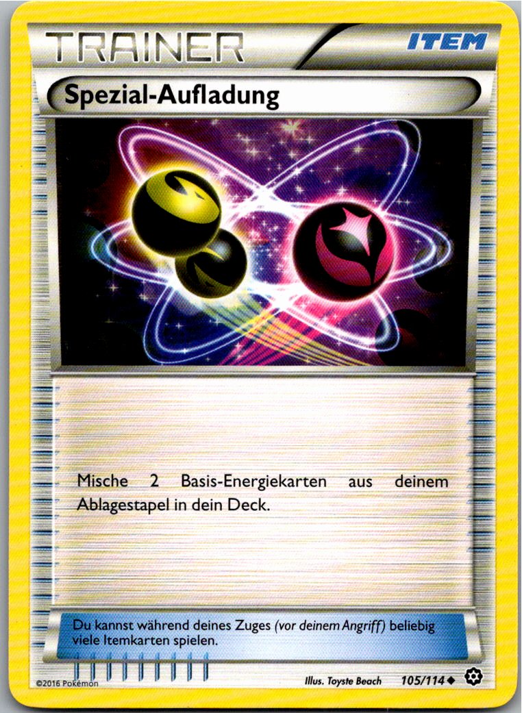 Spezial-Aufladung 105/114 Dampfkessel – Vorderseite