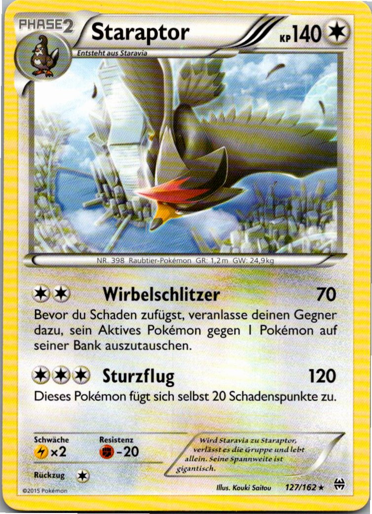 Staraptor 127/162 TURBOstart – Vorderseite