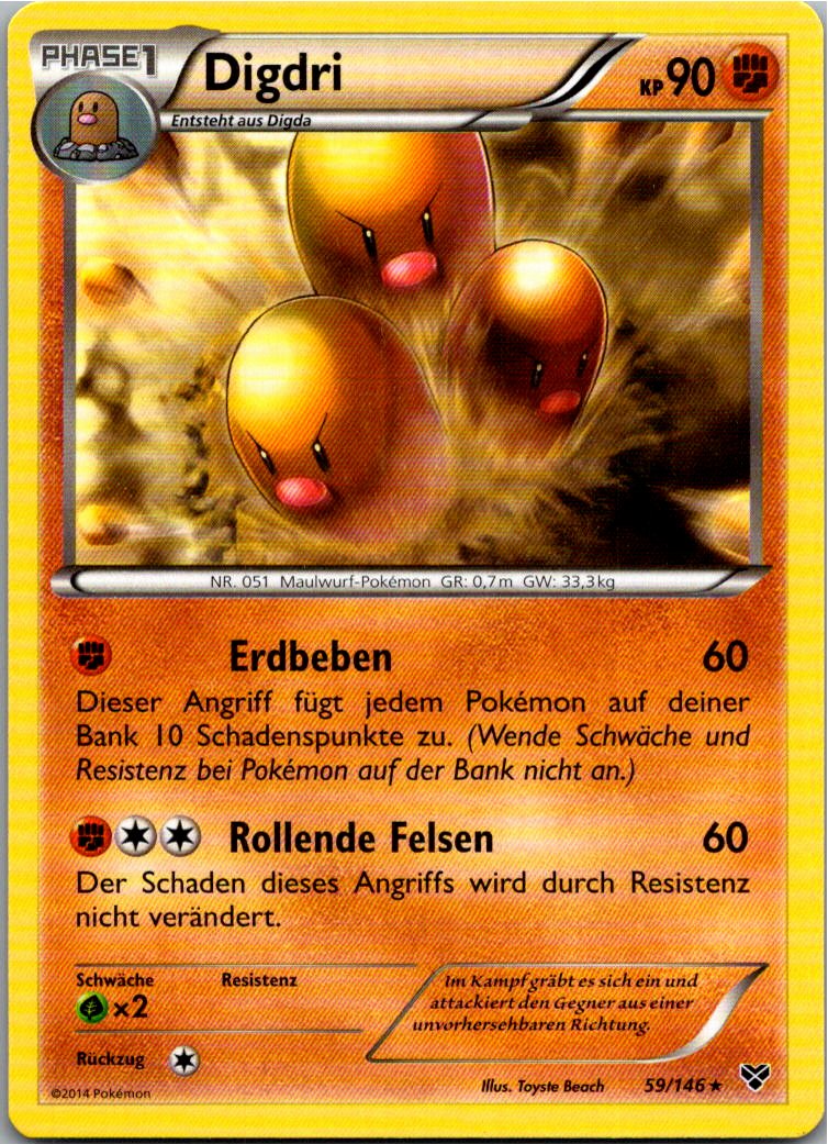 Digdri 59/146 XY – Vorderseite
