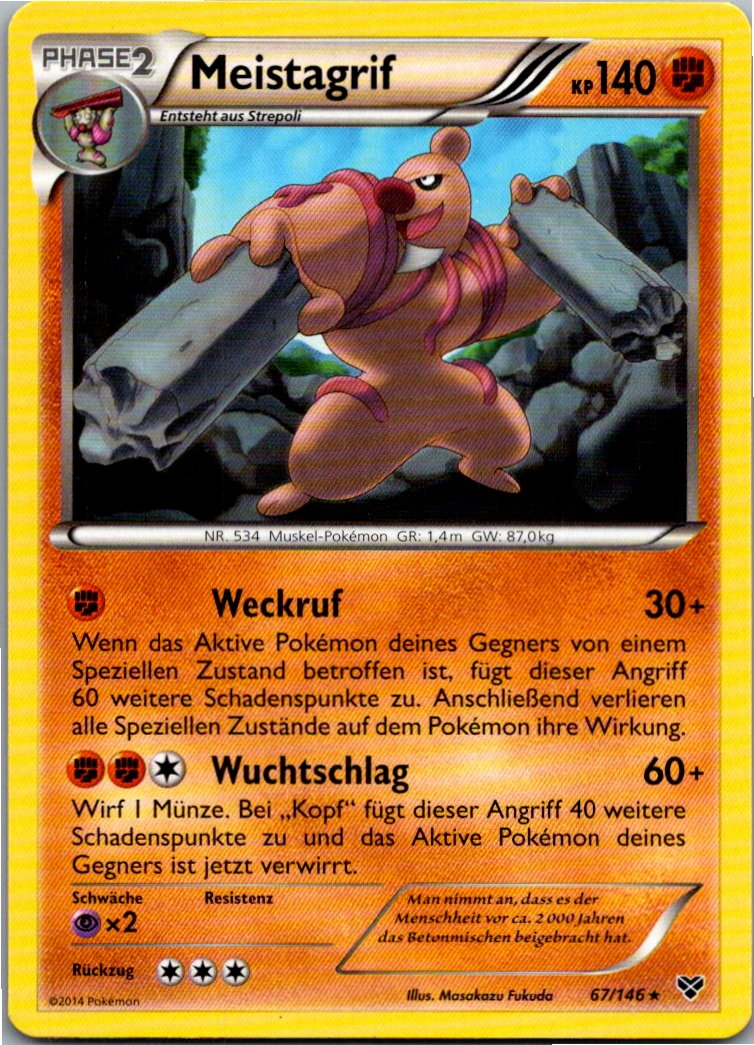 Meistagrif 67/146 XY – Vorderseite