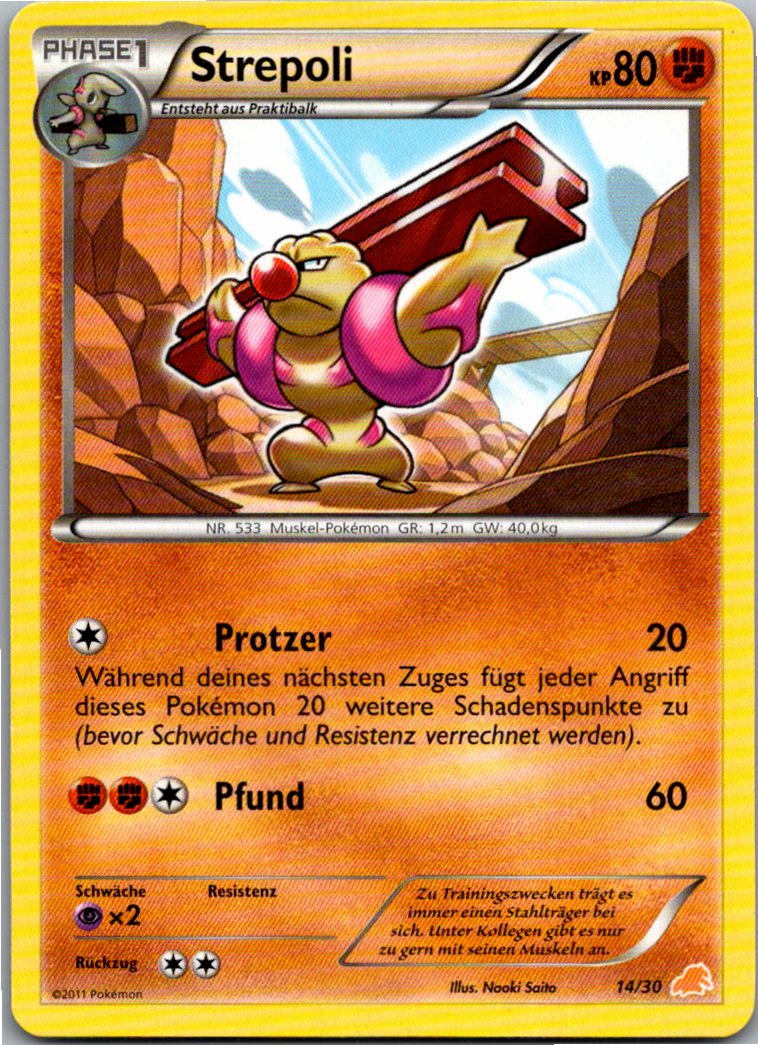 Strepoli 14/30 BW trainer Kit (Excadrill) – Vorderseite