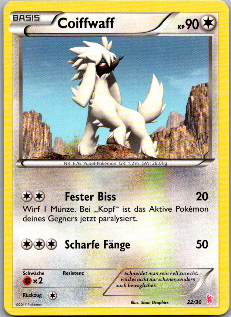 Coiffwaff 22/30 XY trainer Kit (Sylveon) – Vorderseite