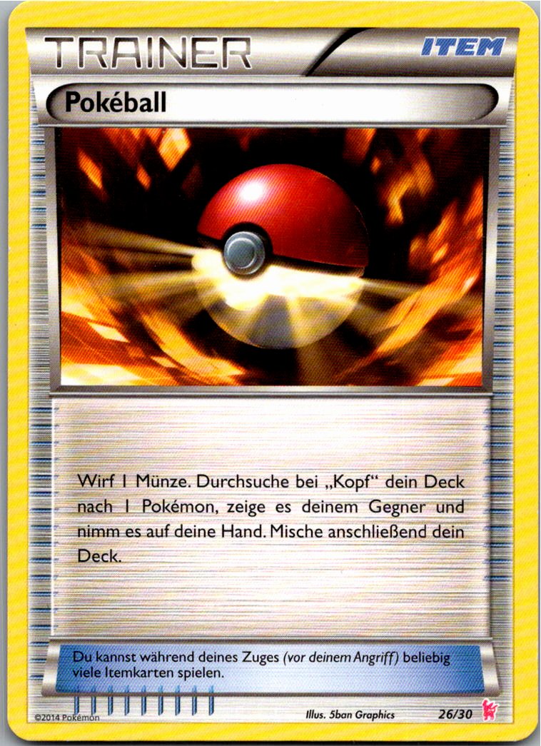 Pokéball 26/30 XY trainer Kit (Sylveon) – Vorderseite