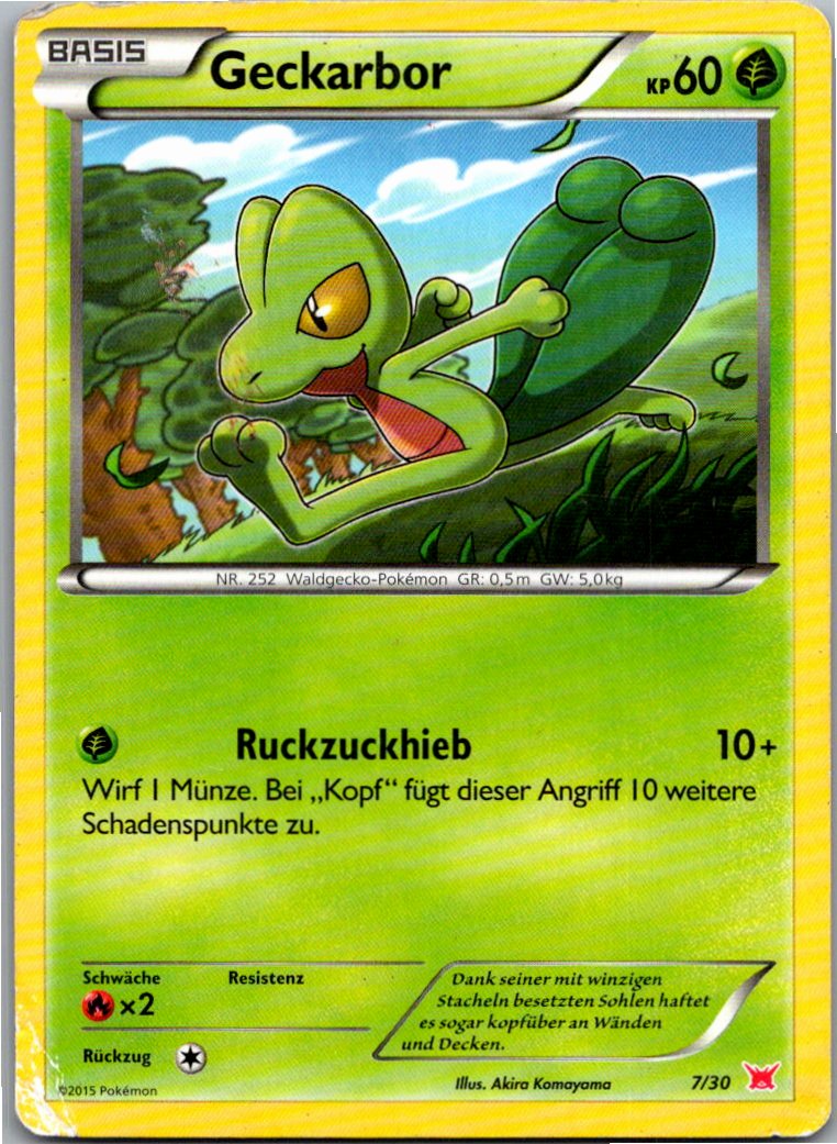 Geckarbor 7/30 XY trainer Kit (Latias) – Vorderseite