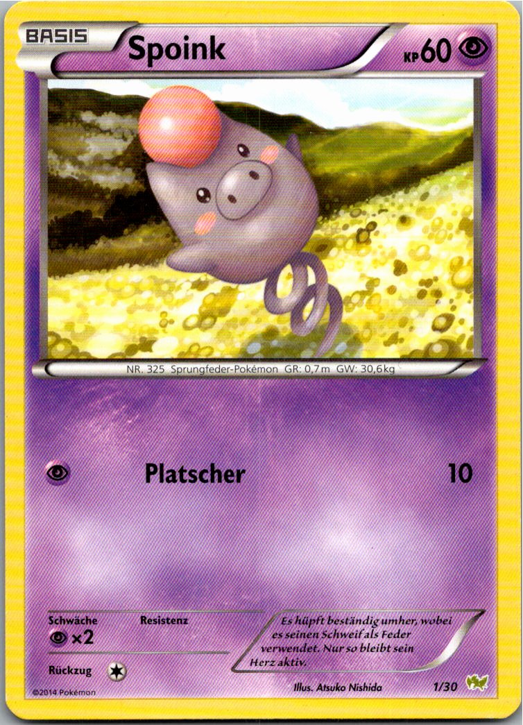 Spoink 1/30 XY trainer Kit (Noivern) – Vorderseite