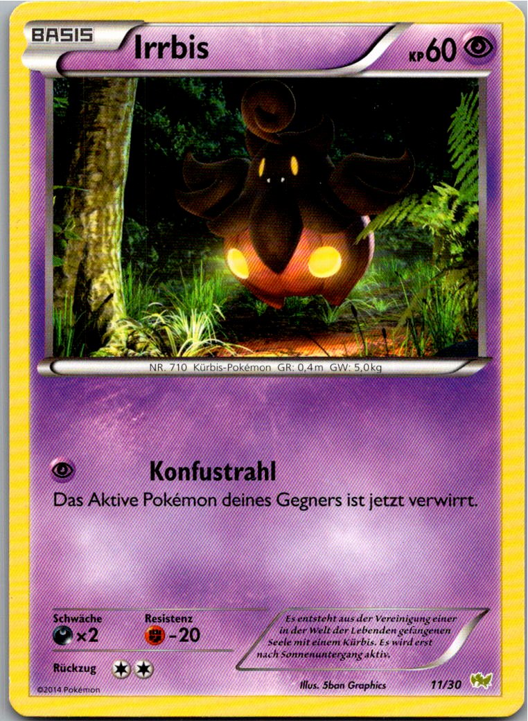 Irrbis 11/30 XY trainer Kit (Noivern) – Vorderseite