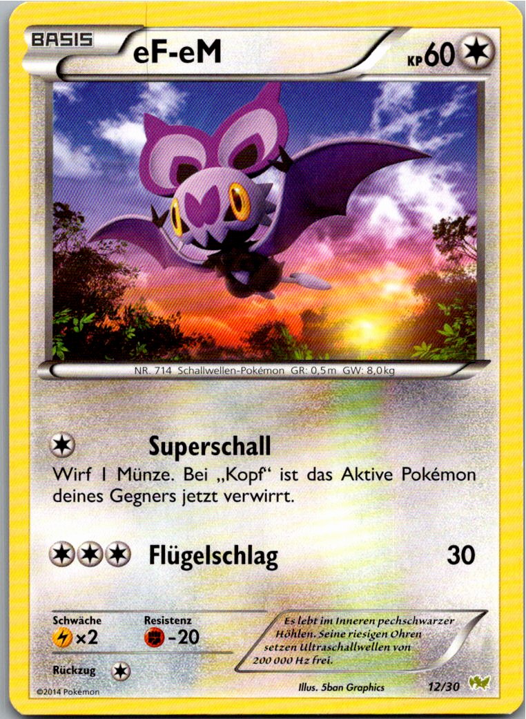 eF-eM 12/30 XY trainer Kit (Noivern) – Vorderseite