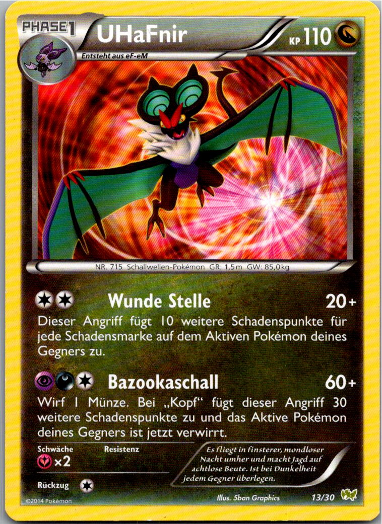 UHaFnir 13/30 XY trainer Kit (Noivern) – Vorderseite