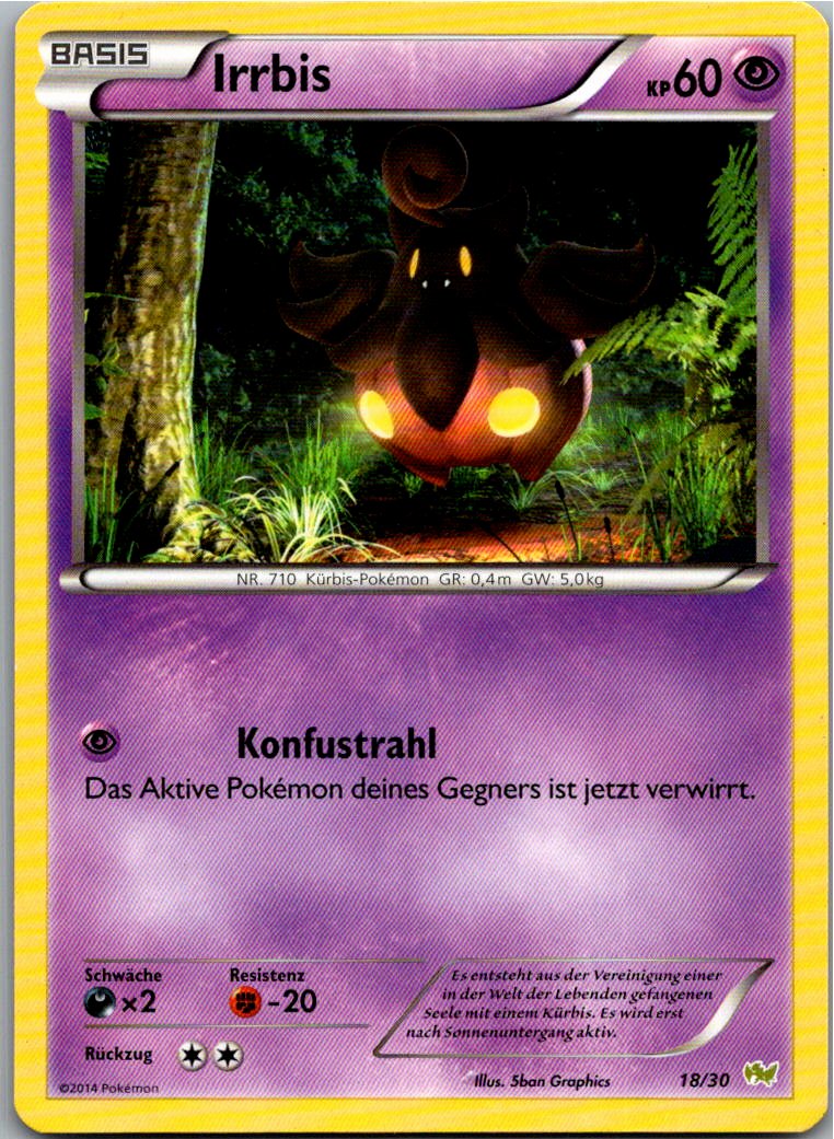 Irrbis 18/30 XY trainer Kit (Noivern) – Vorderseite