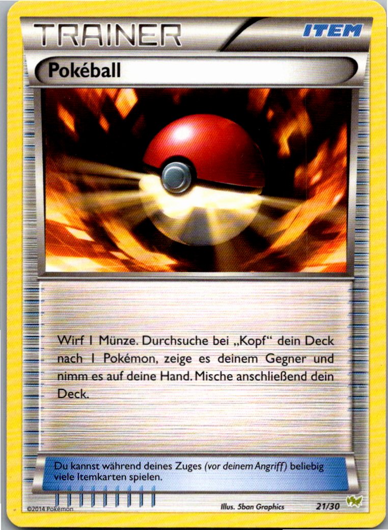 Pokéball 21/30 XY trainer Kit (Noivern) – Vorderseite