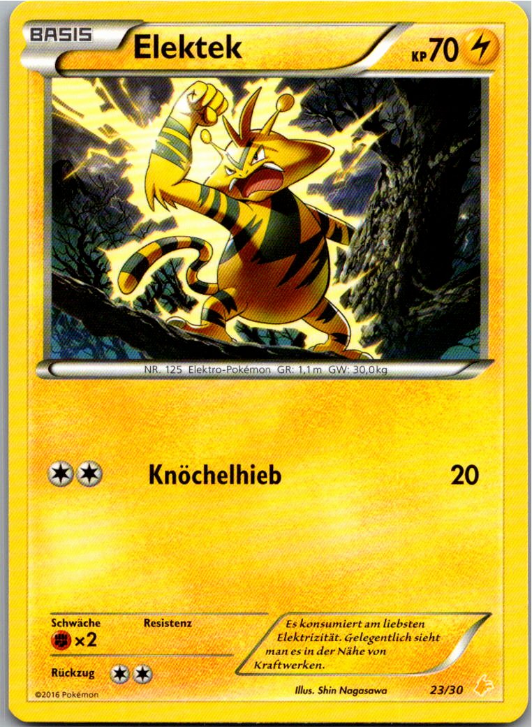 Elektek 23/30 XY trainer Kit (Pikachu Libre) – Vorderseite