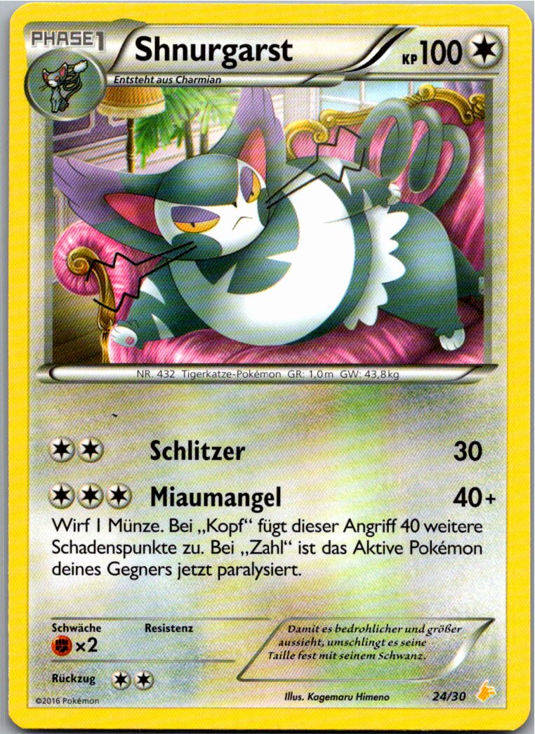 Shnurgarst 24/30 XY trainer Kit (Pikachu Libre) – Vorderseite