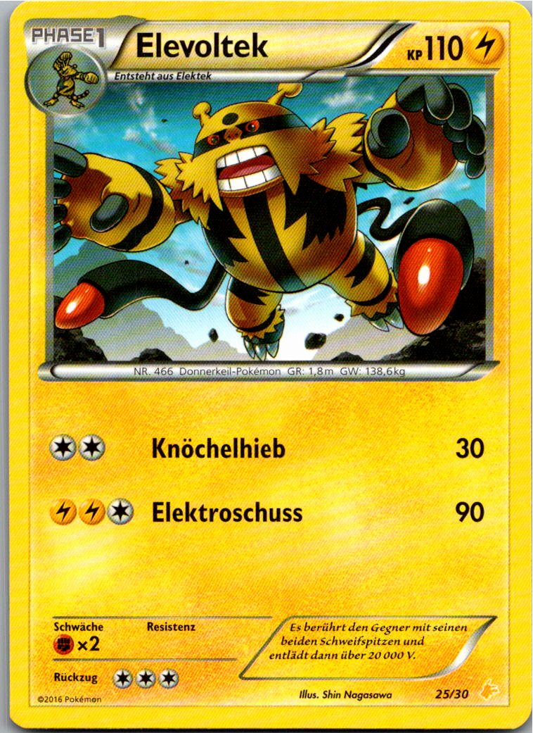 Elevoltek 25/30 XY trainer Kit (Pikachu Libre) – Vorderseite