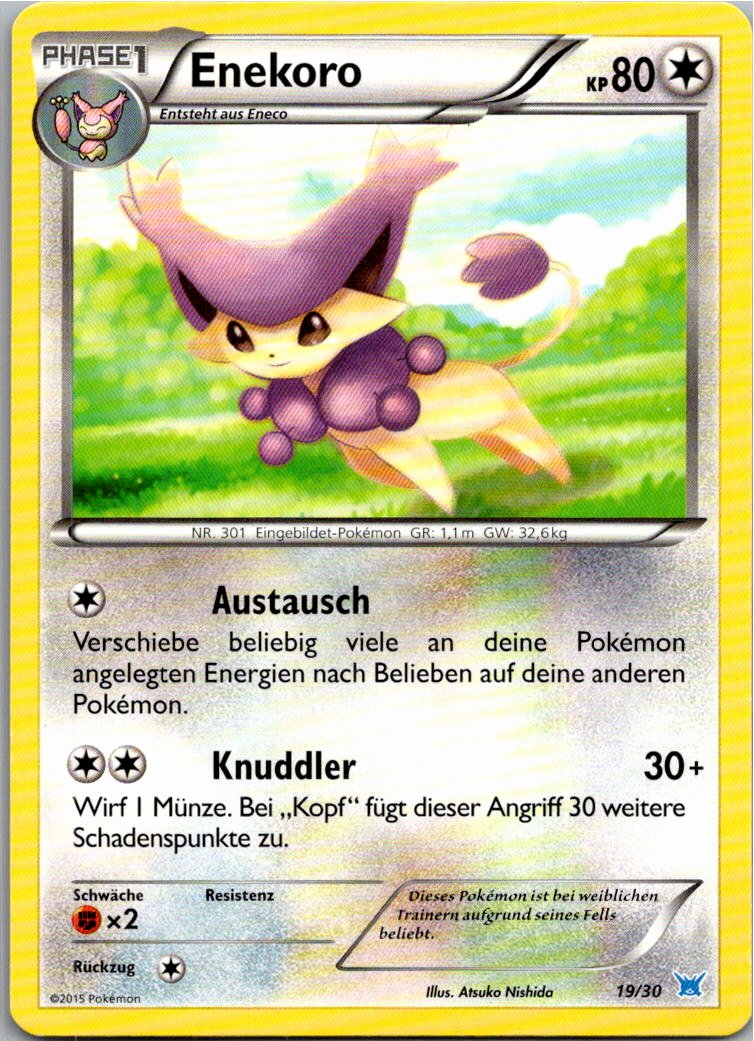Enekoro 19/30 XY trainer Kit (Latios) – Vorderseite