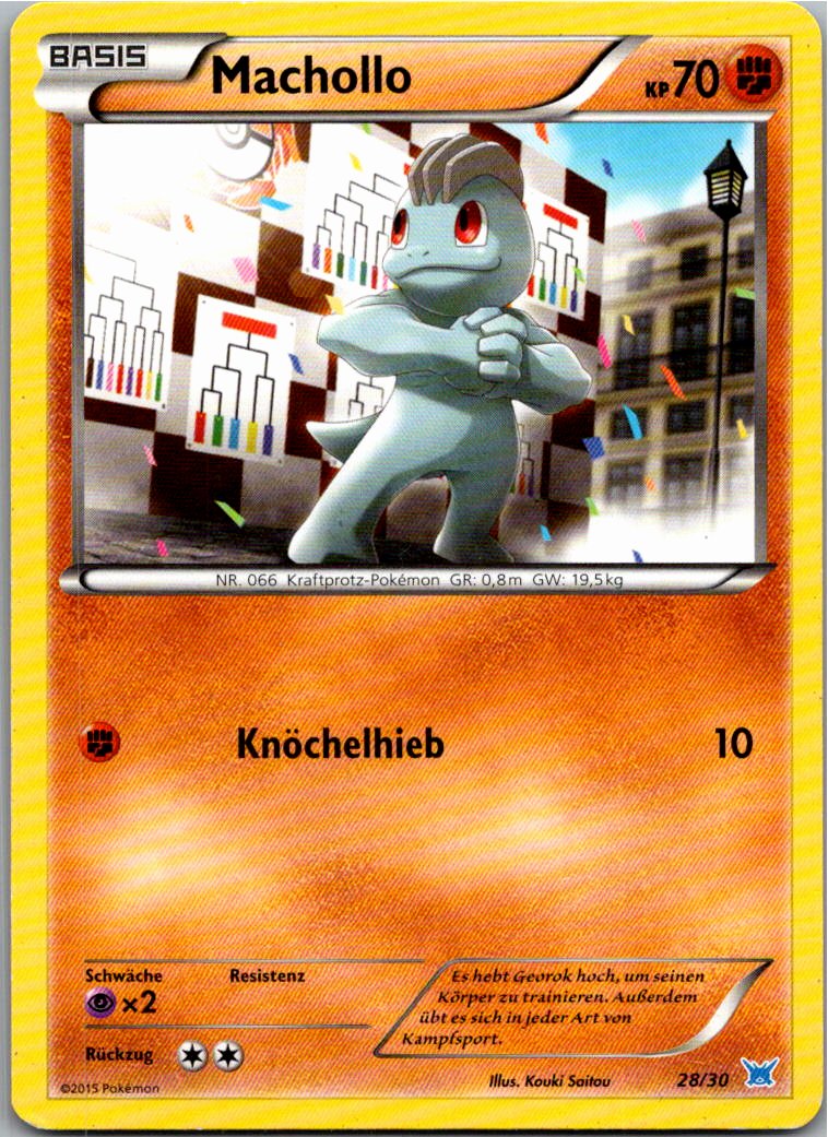 Machollo 28/80 XY trainer Kit (Latios) – Vorderseite