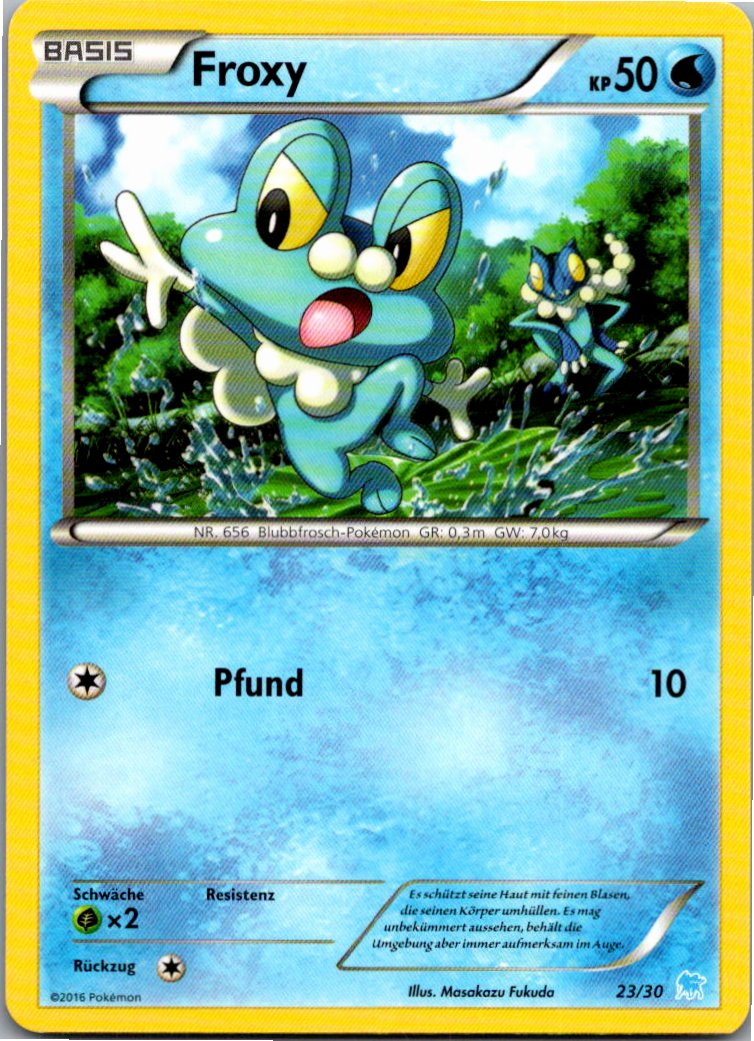 Froxy 23/30 XY trainer Kit (Suicune) – Vorderseite