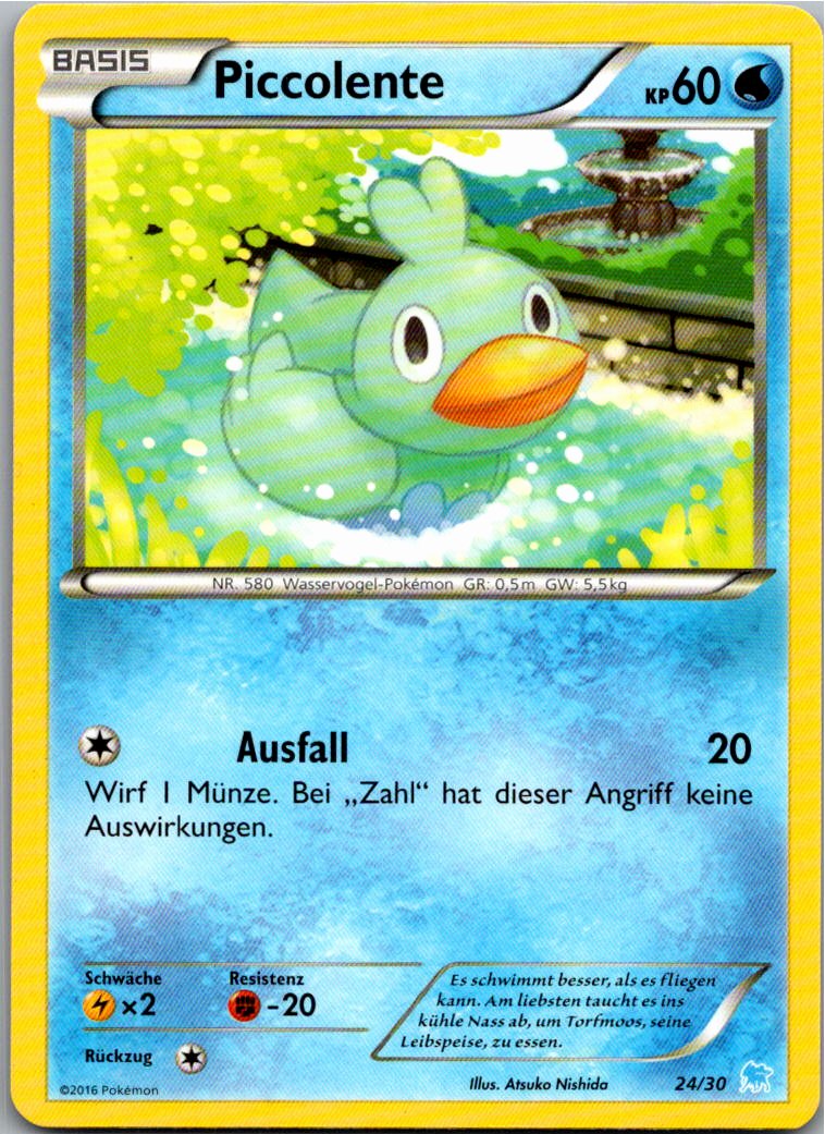 Piccolente 24/30 XY trainer Kit (Suicune) – Vorderseite