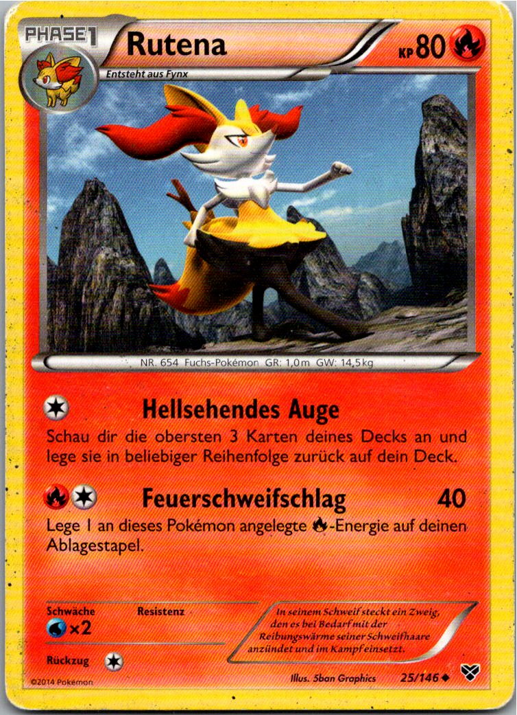 Rutena 25/146 XY – Vorderseite