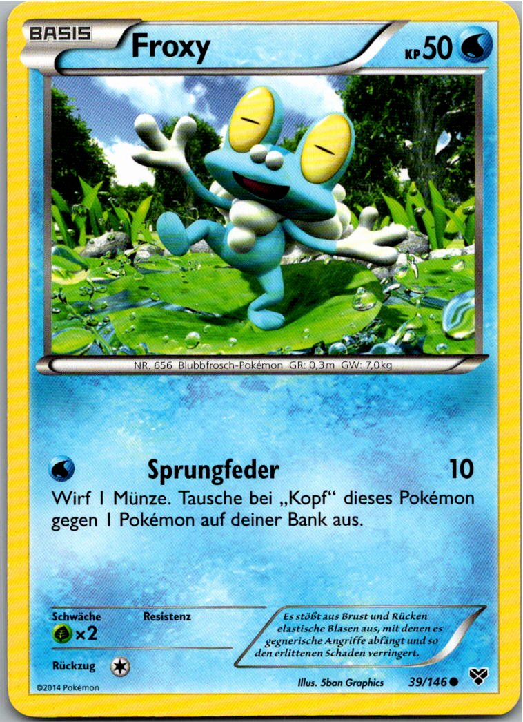 Froxy 39/146 XY – Vorderseite