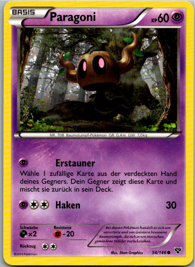 Paragoni 54/146 XY – Vorderseite