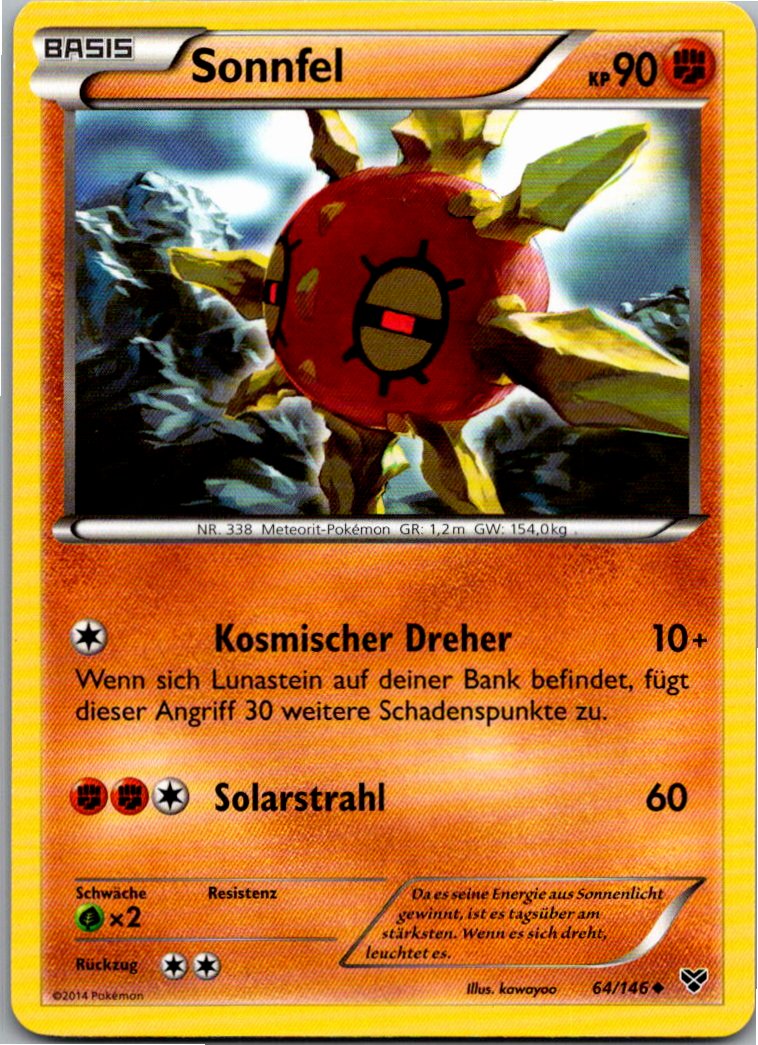 Sonnfel 64/146 XY – Vorderseite