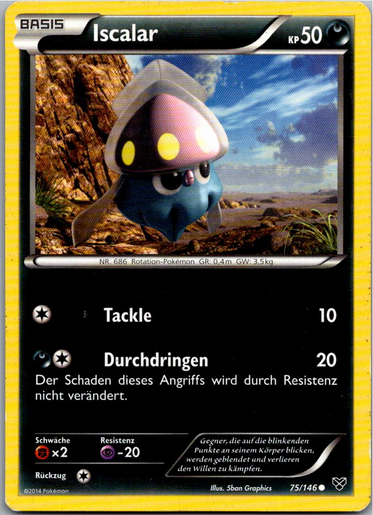 Iscalar 75/146 XY – Vorderseite